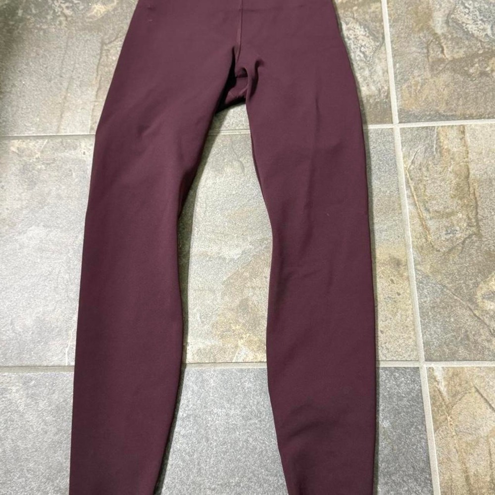 Lululemon Glow Up Super-High-Rise Tight 25 Burgundy Purple Leggings Size 4